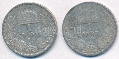 1893KB-1894KB 1K Ag "Ferenc József" (2xklf) T:2-,3
Adamo K5.1