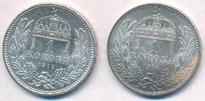 1914KB-1915KB 1K Ag "Ferenc József" (2xklf) T:1-,2
Adamo K5.1