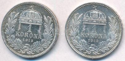 1912KB-1915KB 1K Ag "Ferenc József" (2xklf) T:1-
Adamo K5.1