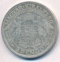 1929. 2P Ag "Madonna" T:2-,3 
Adamo P7