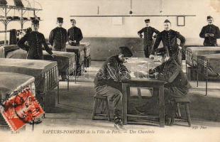 Paris Feuerwehr Foto AK