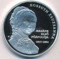 2017. 10.000Ft Ag Kossuth Zsuzsanna születésének 200. évfordulója tanúsítvánnyal T:PP