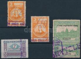 1931/1937 Konzuli és kezelési költség bélyegek