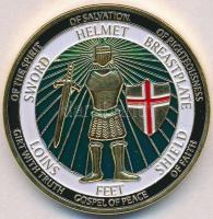 Amerikai Egyesült Államok DN "Keresztes lovag fegyverzete" aranyozott, színes fantáziapénz...