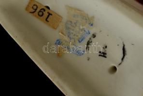 Aquincumi liba pár, kézzel festett, jelzett, hibátlan, m:13 cm