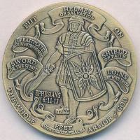 DN "Római legionárius / Efezusiaknak írt levél részlete" Br fantáziaérem T:1 ND "Roman legionary / Excerpt from the Ephesians" Br fantasy medallion C:UNC