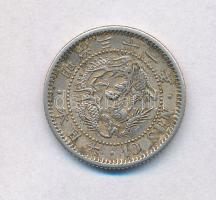 Japán 1898. 10S Ag "Meidzsi" T:2
Japan 1898. 10 Sen Ag "Meiji" C:XF
Krause Y#2...