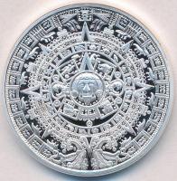 DN "Maja naptár" ezüstözött fém emlékérem (39mm) T:PP
ND "Mayan calendar" silve...