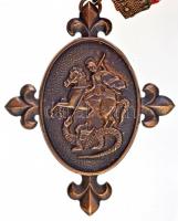 DN "Szent György Lovagrend" Br kitüntetés, "Szent Korona" Br jelvénnyel, nyakpán...