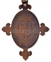 DN "Szent György Lovagrend" Br kitüntetés, "Szent Korona" Br jelvénnyel, nyakpán...