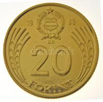 1989. 20Ft aranyozva T:2