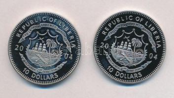 Libéria 2004. 10$ "Szabadság pillanatai - Zapata forradalma Mexikóban 1914" multicolor + 1...