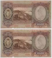 1943. 1000P (5x) egy kivételével hajtatlanok T:III anyaghiány
Adamo P21