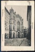 cca 1900 Főzsinagóga, Frankfurt am Main, fotólap, feliratozva, 10,5×7 cm