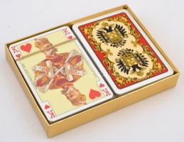 Piatnik Austria 2 modern pakli francia kártya, eredeti dobozában, újszerű állapotban
