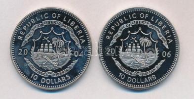 Libéria 2004. 10$ "Szabadság pillanatai - Az algériai függetlenségi háború 1954" multicolo...