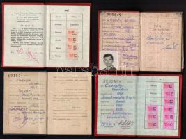 1950-1988 Vegyes okmány tétel, 8 db