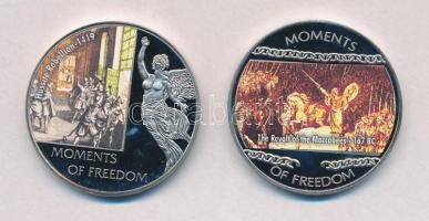 Libéria 2004. 10$ "Szabadság pillanatai - A Makkabeusok felkelése i.e. 167" multicolor + 2006. 10$ "Szabadság pillanatai - Huszita felkelés 1419" multicolor T:PP ujjlenyomat Liberia 2004. 10 Dollars "Moments of Freedom - The Revolt of the Maccabees 167 BC" multicolor + 2006. 10 Dollars "Moments of Freedom - Hussite Rebellion 1419" multicolor C:PP fingerprint