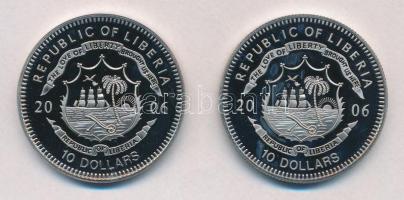 Libéria 2006. 10$ "Szabadság pillanatai - Amerikai polgárháború 1861-1865" multicolor + 10...