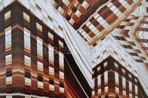 Marosi György (1964- ): Nagyváros. Elektrográfia, papír, jelzett, számozott (2/6), 30×28 cm