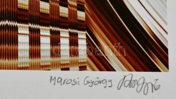 Marosi György (1964- ): Nagyváros. Elektrográfia, papír, jelzett, számozott (2/6), 30×28 cm