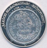 DN "A magyar nemzet pénzérméi - Rákóczi szabadságharc ezüstforint 1703-1711" Ag emlékérem ...
