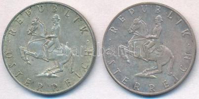 Ausztria 1960-1961. 5Sch Ag (2x) T:2
Austria 1960-1961. 5 Schilling Ag (2x) C:XF