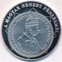 DN "A magyar nemzet pénzérméi - Honfoglalás Milleniumi emlékpénz 896-1896" Ag emlékérem ta...