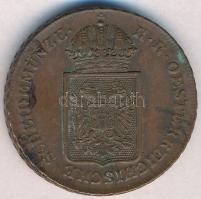 Ausztria 1848A 2kr Cu T:1-,2 kis ü.
Austria 1848A 2 Kreuzer Cu C:AU,XF small ding 
Krause KM#2188