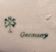 Ens fiatal párocska, kézzel festett, jelzett,  hibátlan, m:14 cm