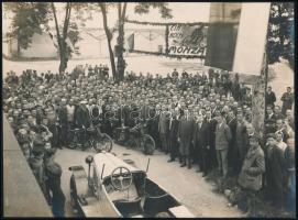 cca 1910 Monzai nagydíj fotó / Monza Grand Prix photo. 18x12 cm