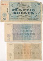 Német Harmadik Birodalom / Cseh-Morva Protektorátus / Theresienstadt gettó 1943. január 1. 5K + 10K ...