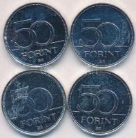 DN 50Ft ezüstözött Cu-Ni (4xklf) "Nagy Magyarok / Bartók Béla, Thököly Imre, Kölcsey Ferenc, Bá...