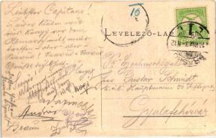 Brassó, Kronstadt, Brasov; Kőbányai sör reklámlapja a Kapu utca 28. szám alóli sörcsarnokból / Bierh...