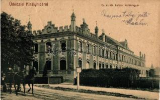 Királyhida, Bruckneudorf, Bruck an der Leitha; Cs. és kir. konzervgyár. Kiadja Neugebauer J. / canning factory (EK)