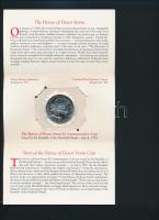 Marshall-szigetek 1991. 5$ Cu-Ni "A Sivatagi Vihar hőseinek" fóliatokban, tájékoztató lappal T:1 Marshall Islands 1991. 5 Dollars Cu-Ni "To the Heroes of Desert Storm" in foil packaging, with information leaflet C:UNC Krause KM#40