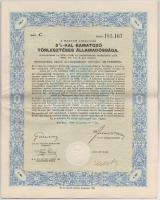 Budapest 1942. "A Magyar Királyság 3%-kal Kamatozó Törlesztéses Államadóssága" kötvénye 10...