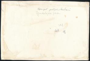 8 db fotó a spanyol polgárháborúból. Rajta magyar harcolók is, pl Zalka Máté. Későbbi nagyítások, / ...