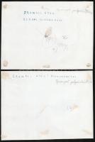 8 db fotó a spanyol polgárháborúból. Rajta magyar harcolók is, pl Zalka Máté. Későbbi nagyítások, / ...