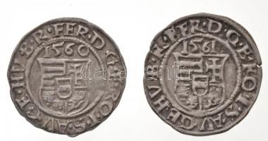1560K-B Denár Ag "I. Ferdinánd" (0,54g) + 1561K-B Denár Ag "I. Ferdinánd" (0,46g...