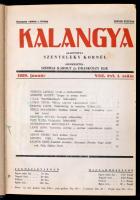 1943 A Kalangya délvidéki magyar folyóirat teljes 8. évfolyama bekötve.