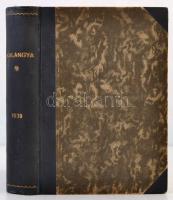 1943 A Kalangya délvidéki magyar folyóirat teljes 8. évfolyama bekötve