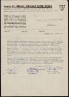 1901-1949 5 db számla, köztük díszes fejlécesek, okmánybélyegekkel, vegyes minőségben