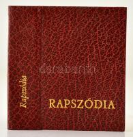 Bálint György: Rapszódia az íróasztal mellett. Budapest, 1976, Ifjúsági Lapkiadó Vállalat, 295 p. Kiadói műbőr kötésben. Készült 1500 példányban.