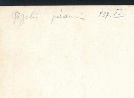 1937 Egyiptom, 2 db feliratozott vintage fotó, 17,5x23,5 cm / 1937 Egypt, 2 photos, 17,5x23,5 cm