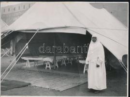 1937 Egyiptom, 2 db feliratozott vintage fotó, 17,5x23,5 cm / 1937 Egypt, 2 photos, 17,5x23,5 cm