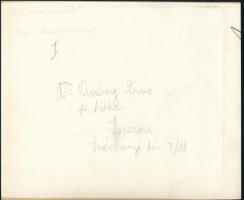 cca 1950 Kortárs fotóművészeti alkotások, 3 db vintage fénykép, egy feliratozott, 18x24 cm és 16,5x2...