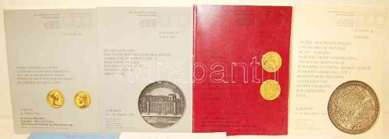 1999-2002. 10db klf külföldi numizmatikai árverési katalógus