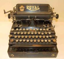 cca 1900 Royal Standard írógép magyar billentyűzettel, jó állapotban