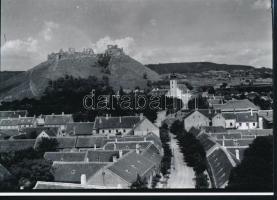 cca 1935 és 1969 Sümegi vár, 4 db fotó, kettő vintage, kettő mai nagyítás, 13x18 cm és 23x18 cm
